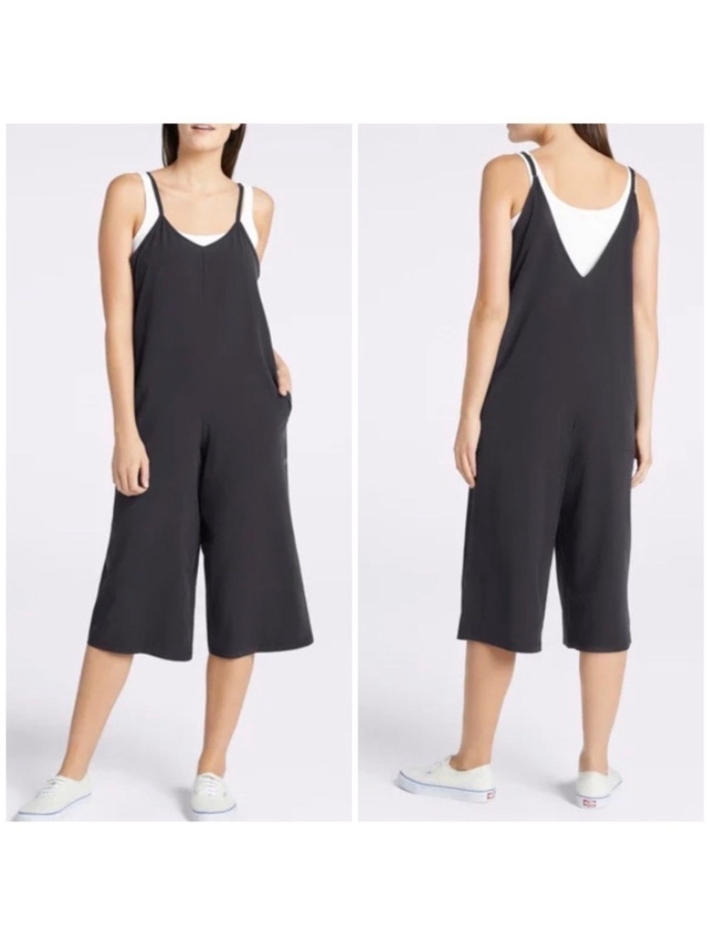 SPLITS59 Black Aikido Relaxed Jumper Jumpsuit
